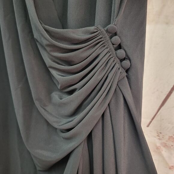 Jean Nidetch Claudia Cooper Black Studded Dress - Size 16 - Picture 3 of 6